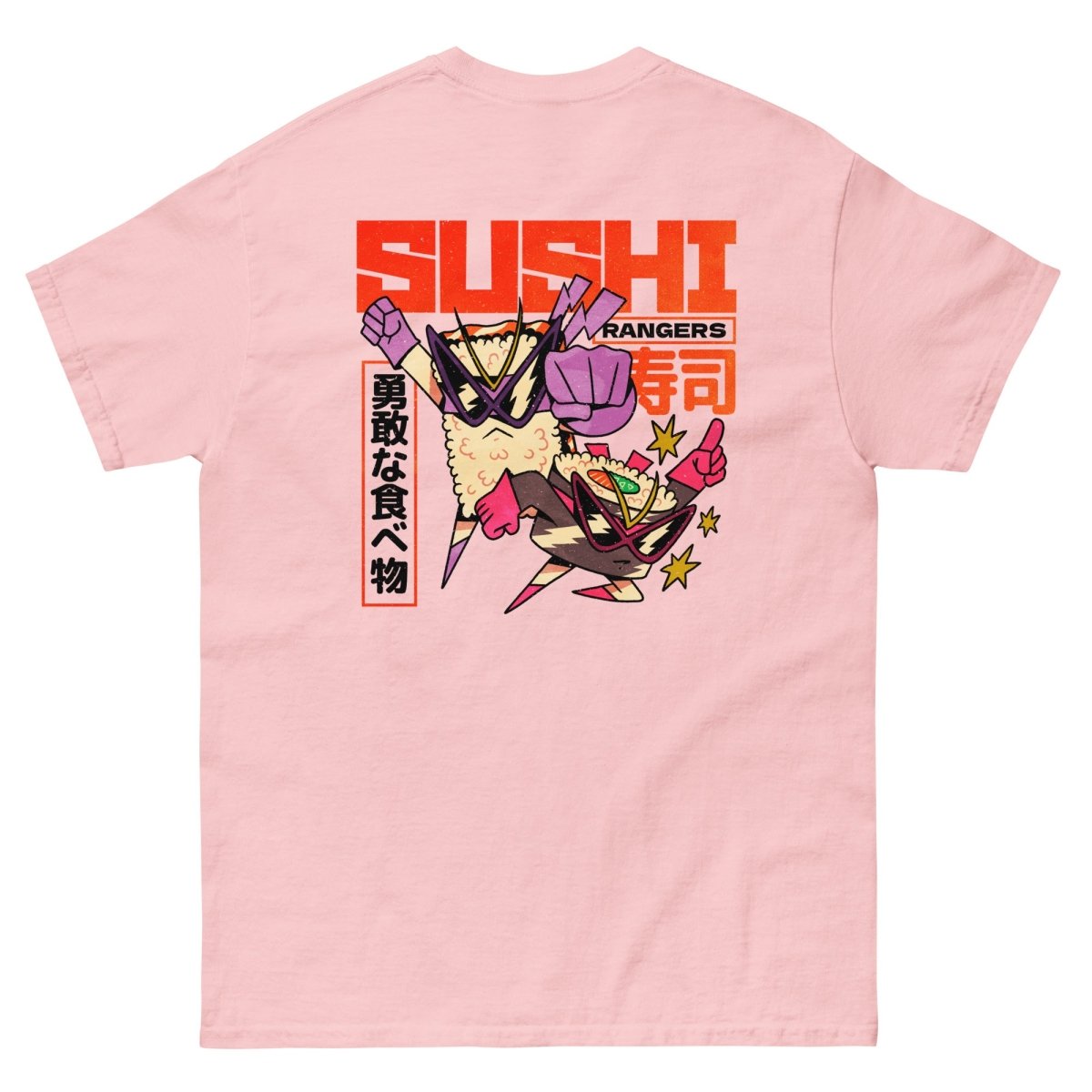 Unisex T-Shirt "Sushi Rangers" mit hochwertigem Logo - Stick mit hochwertigem Logo - Stick in Navy Blau - Streetwear - size_range | Black Ursus