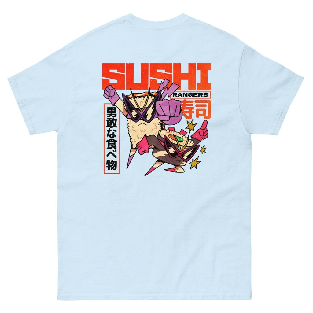 Unisex T-Shirt "Sushi Rangers" mit hochwertigem Logo - Stick mit hochwertigem Logo - Stick in Navy Blau - Streetwear - size_range | Black Ursus