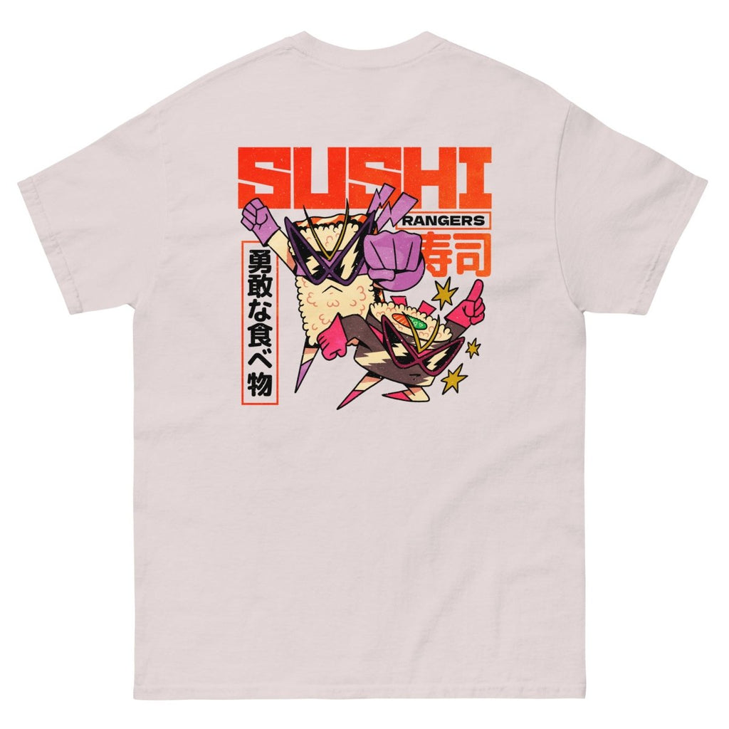 Unisex T-Shirt "Sushi Rangers" mit hochwertigem Logo - Stick mit hochwertigem Logo - Stick in Navy Blau - Streetwear - size_range | Black Ursus