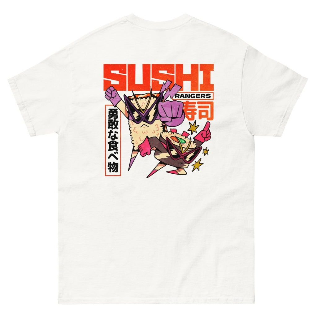 Unisex T-Shirt "Sushi Rangers" mit hochwertigem Logo - Stick mit hochwertigem Logo - Stick in Navy Blau - Streetwear - size_range | Black Ursus
