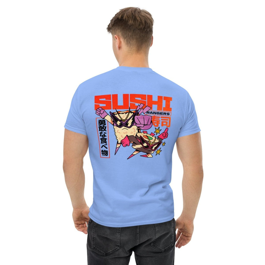 Unisex T-Shirt "Sushi Rangers" mit hochwertigem Logo - Stick mit hochwertigem Logo - Stick in Navy Blau - Streetwear - size_range | Black Ursus