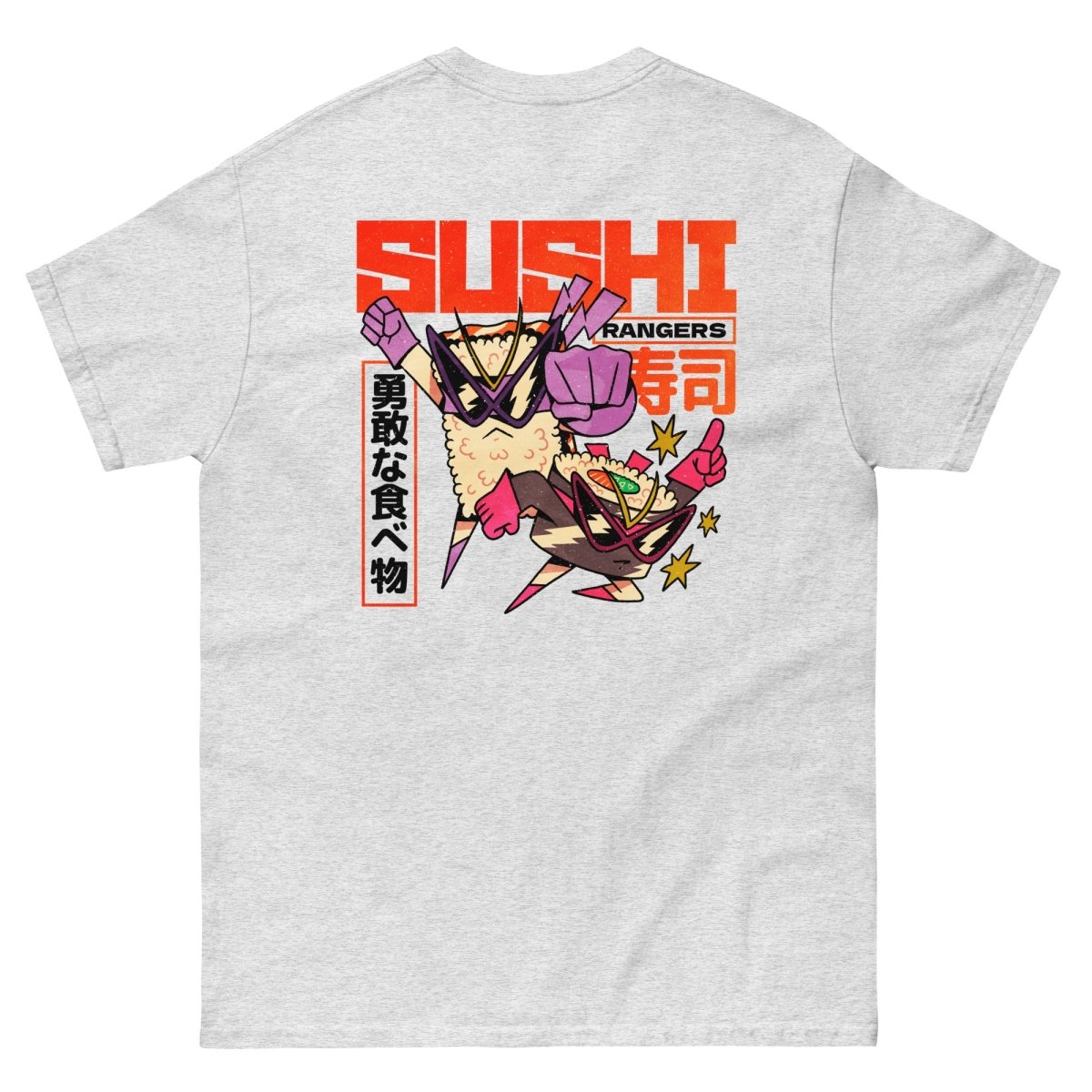 Unisex T-Shirt "Sushi Rangers" mit hochwertigem Logo - Stick mit hochwertigem Logo - Stick in Navy Blau - Streetwear - size_range | Black Ursus