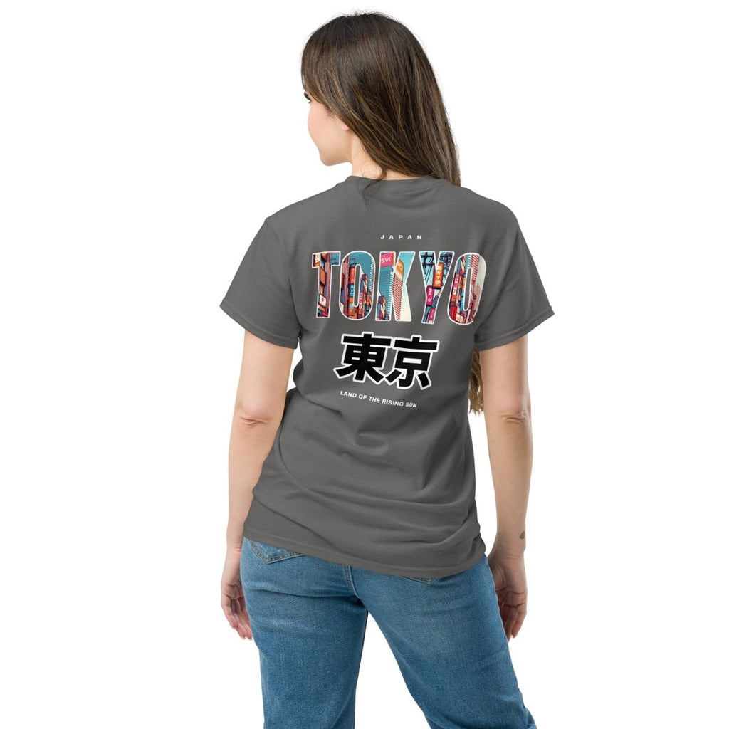 Unisex T-Shirt "Tokyo" mit hochwertigem Logo - Stick in Farbe Gold - Streetwear - size_range | Black Ursus