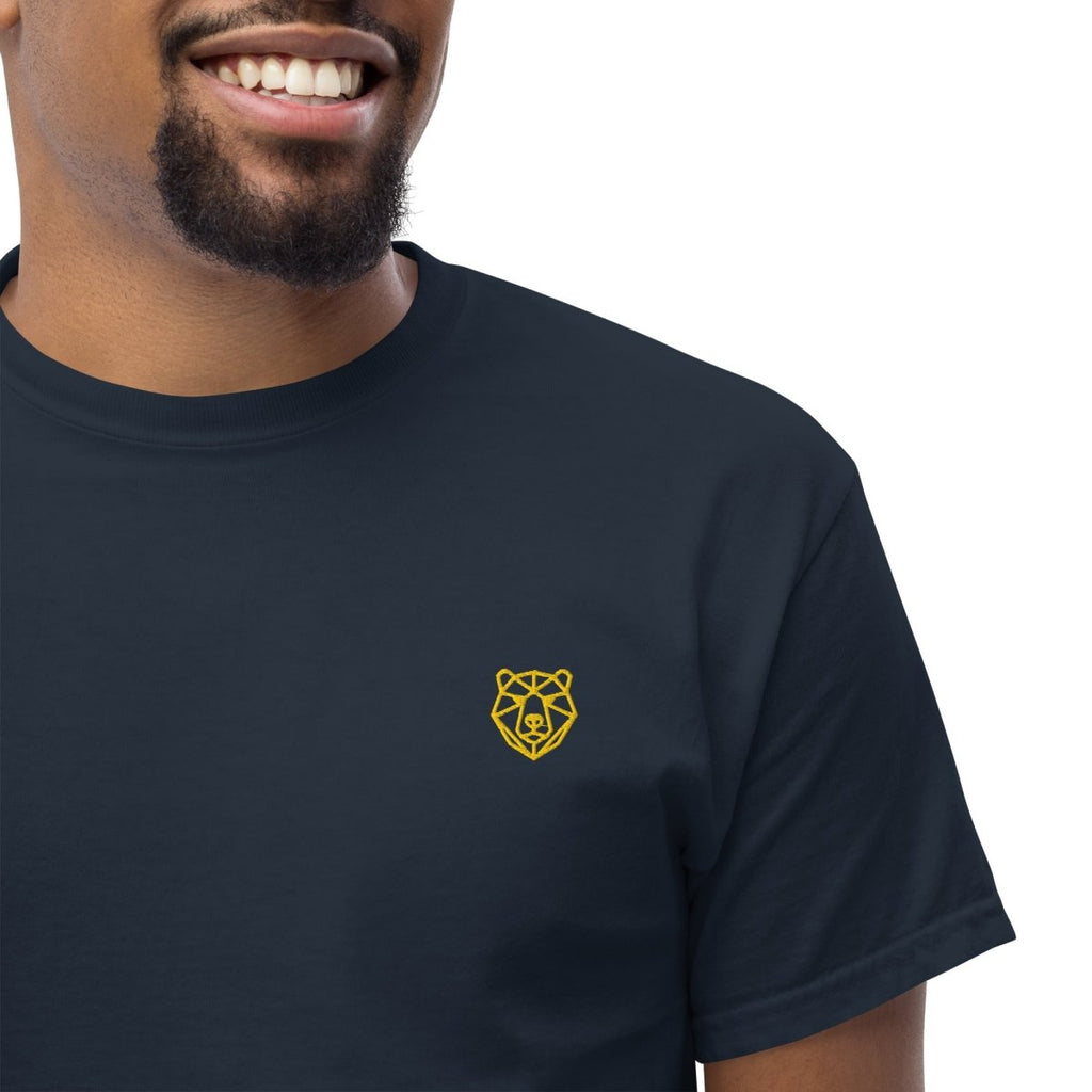 Unisex T-Shirt "Tokyo" mit hochwertigem Logo - Stick in Farbe Gold - Streetwear - size_range | Black Ursus