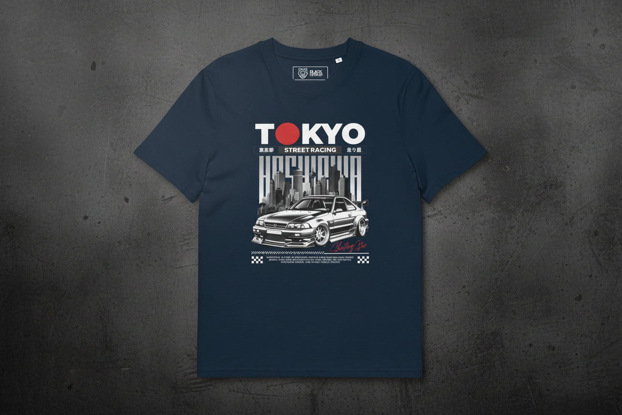 Unisex T-Shirt "Tokyo Street Racing 1" - Streetwear - size_range | Black Ursus