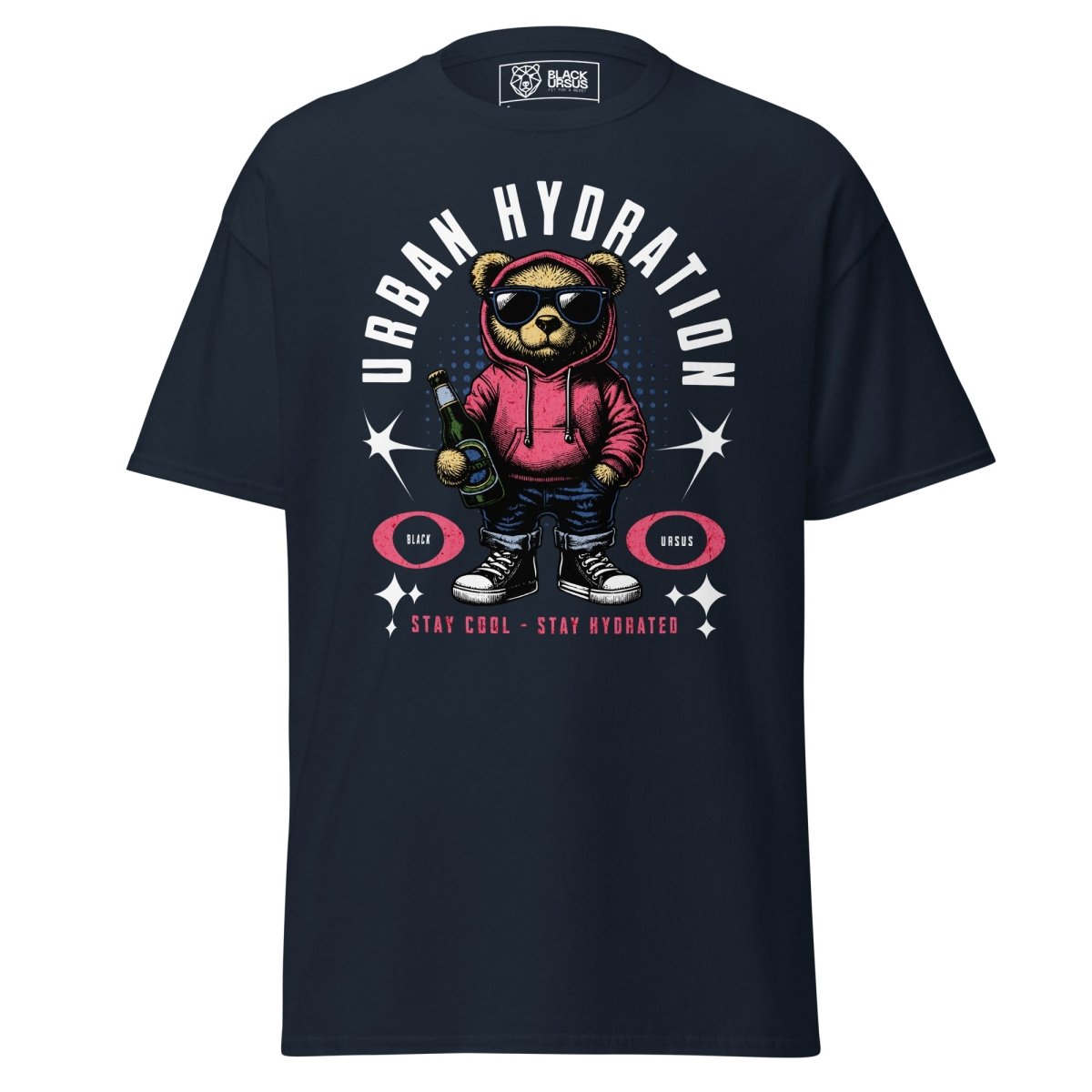 Unisex T-Shirt "Urban Hydration" - Streetwear - size_range | Black Ursus