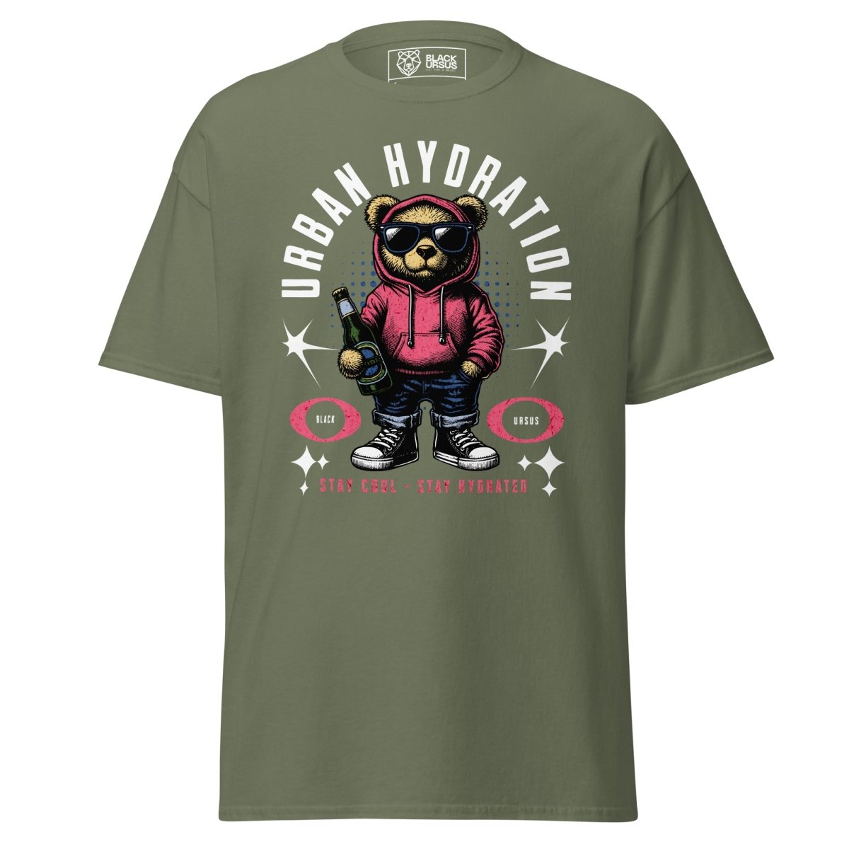 Unisex T-Shirt "Urban Hydration" - Streetwear - size_range | Black Ursus