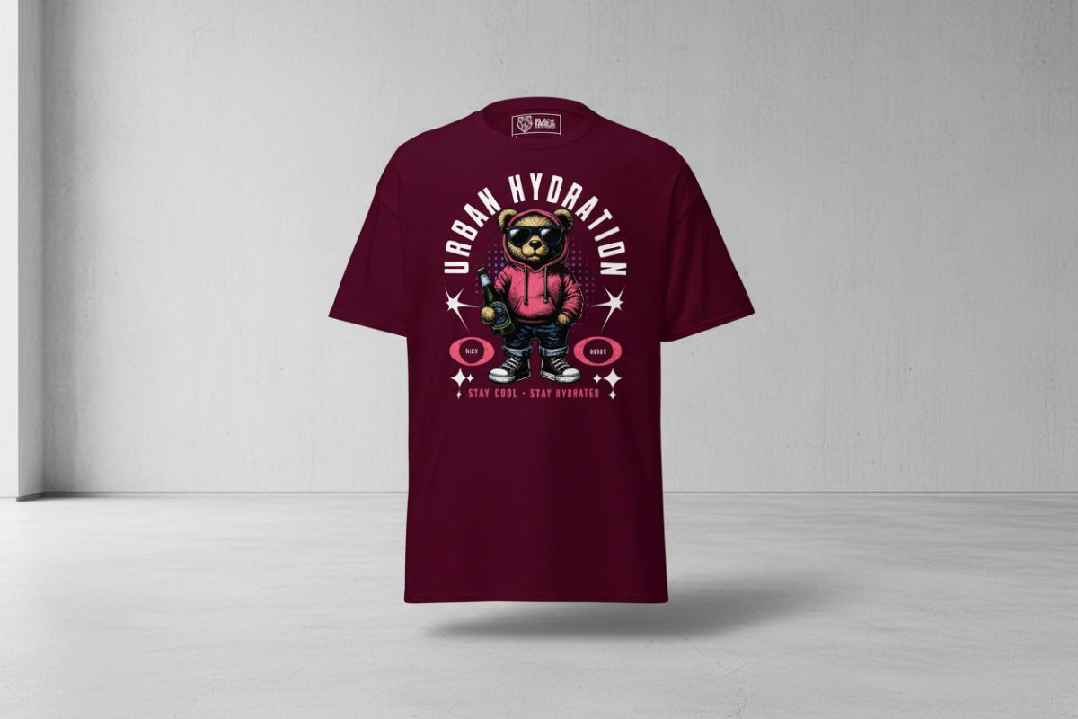 Unisex T-Shirt "Urban Hydration" - Streetwear - size_range | Black Ursus