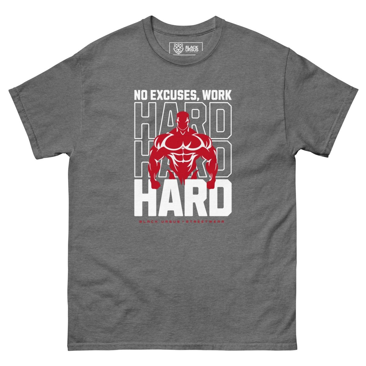 Unisex T-Shirt " Work Hard" - Streetwear - size_range | Black Ursus