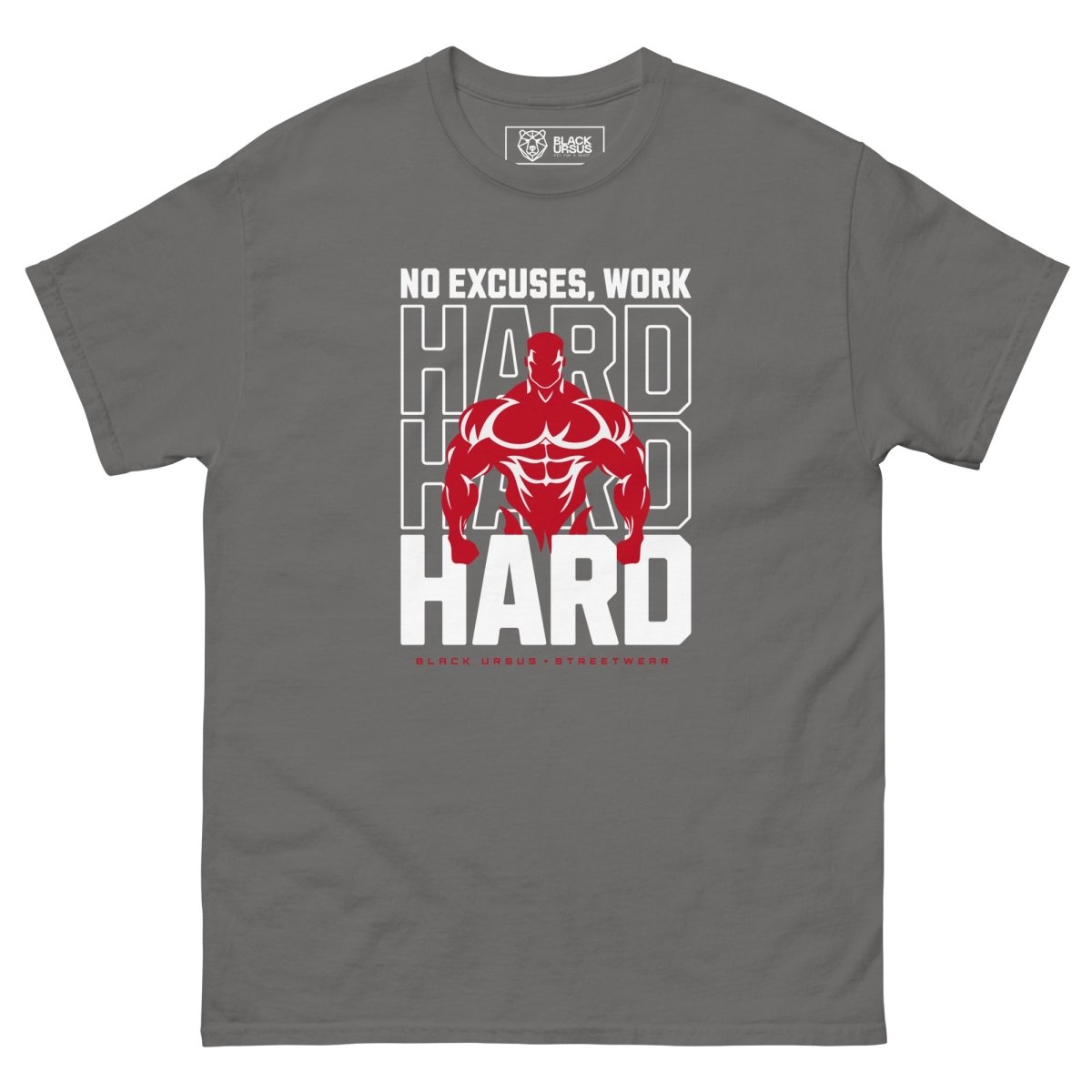 Unisex T-Shirt " Work Hard" - Streetwear - size_range | Black Ursus
