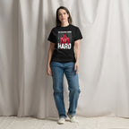 Unisex T-Shirt " Work Hard" - Streetwear - size_range | Black Ursus