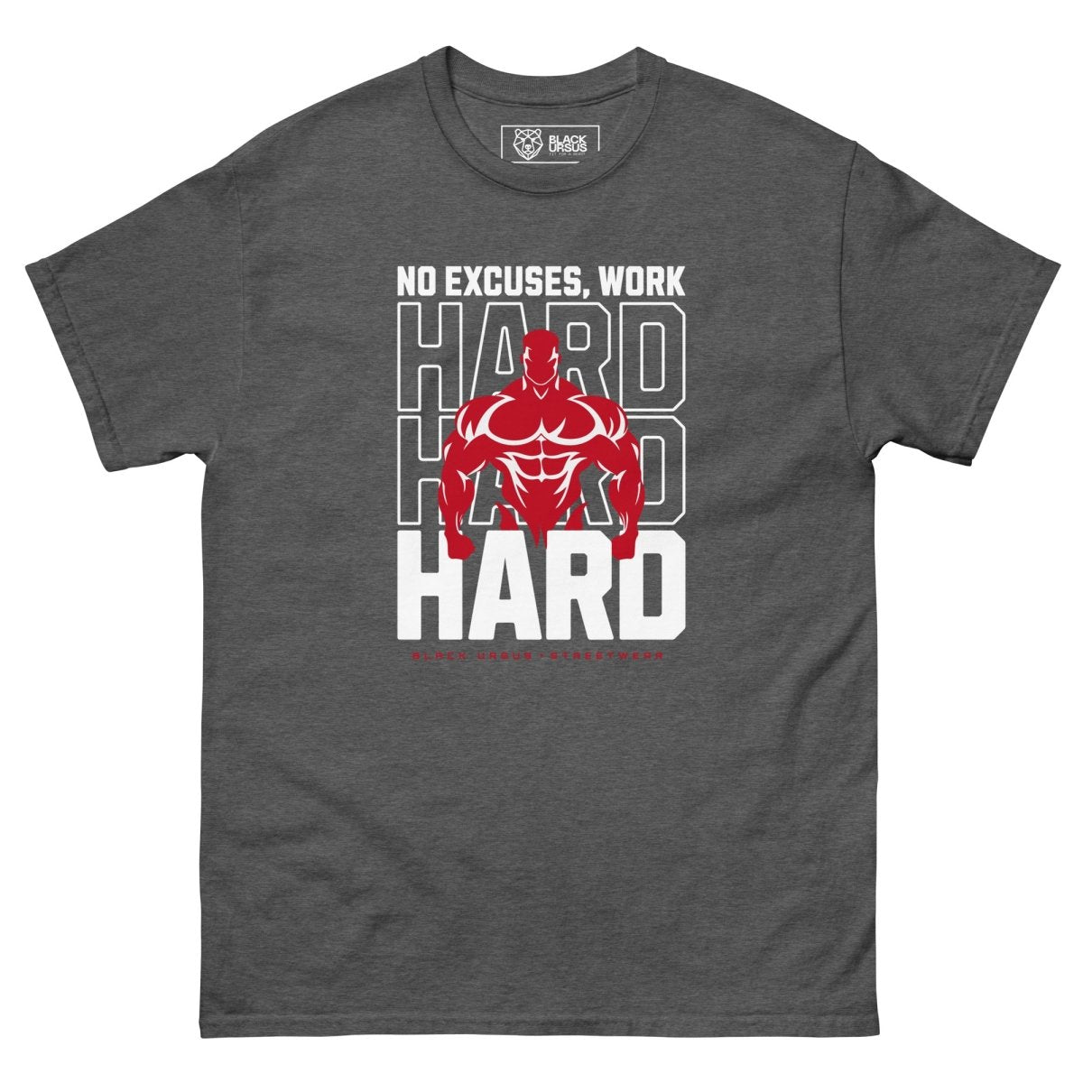 Unisex T-Shirt " Work Hard" - Streetwear - size_range | Black Ursus