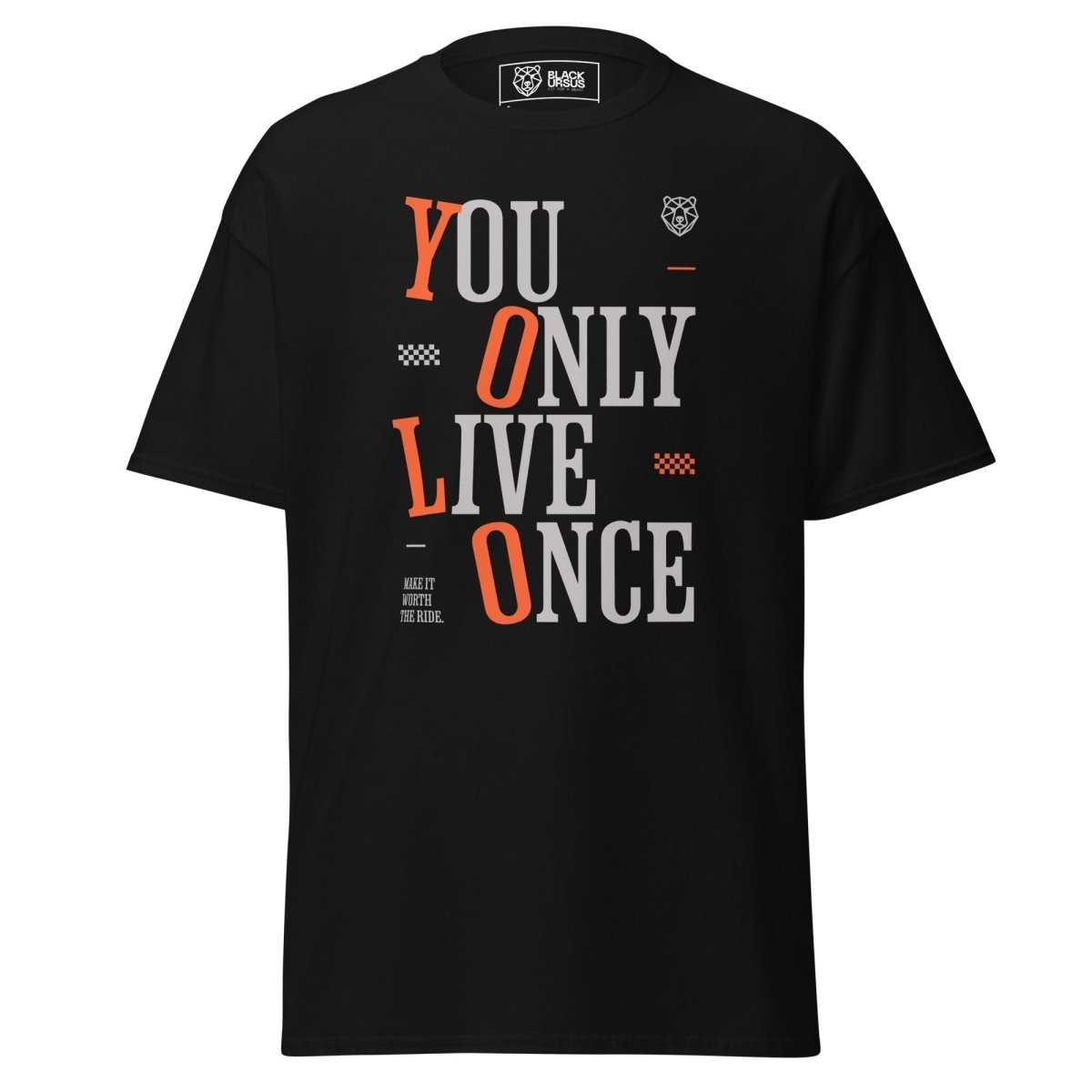 Unisex T-Shirt "YOLO" - Streetwear - size_range | Black Ursus