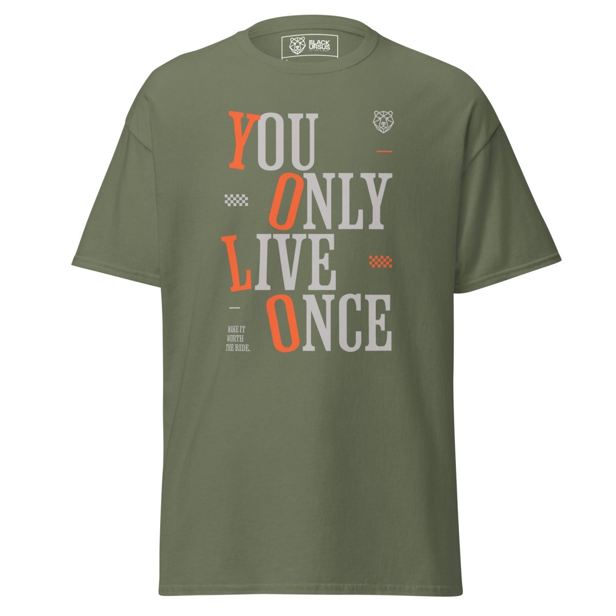 Unisex T-Shirt "YOLO" - Streetwear - size_range | Black Ursus