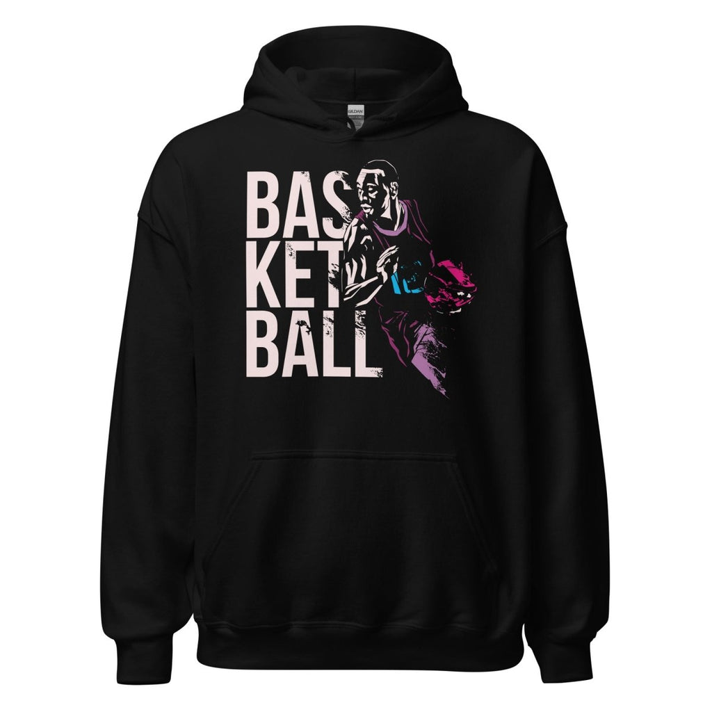 UnisexHoodie "Basketball Action" - Streetwear - size_range | Black Ursus