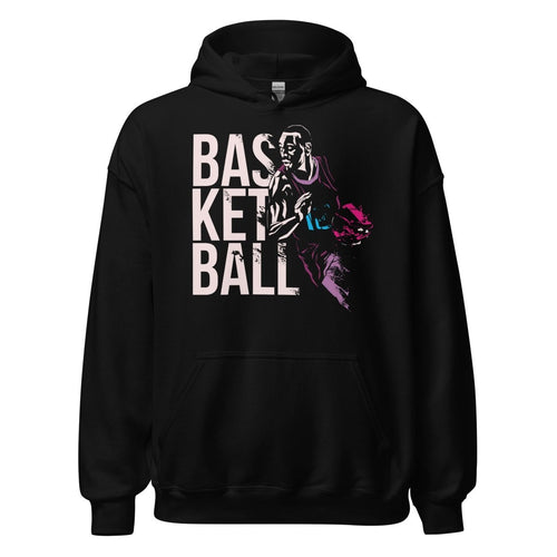 UnisexHoodie "Basketball Action" - Streetwear - size_range | Black Ursus