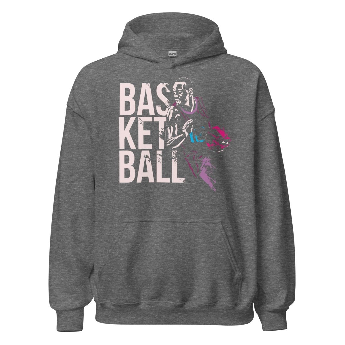 UnisexHoodie "Basketball Action" - Streetwear - size_range | Black Ursus