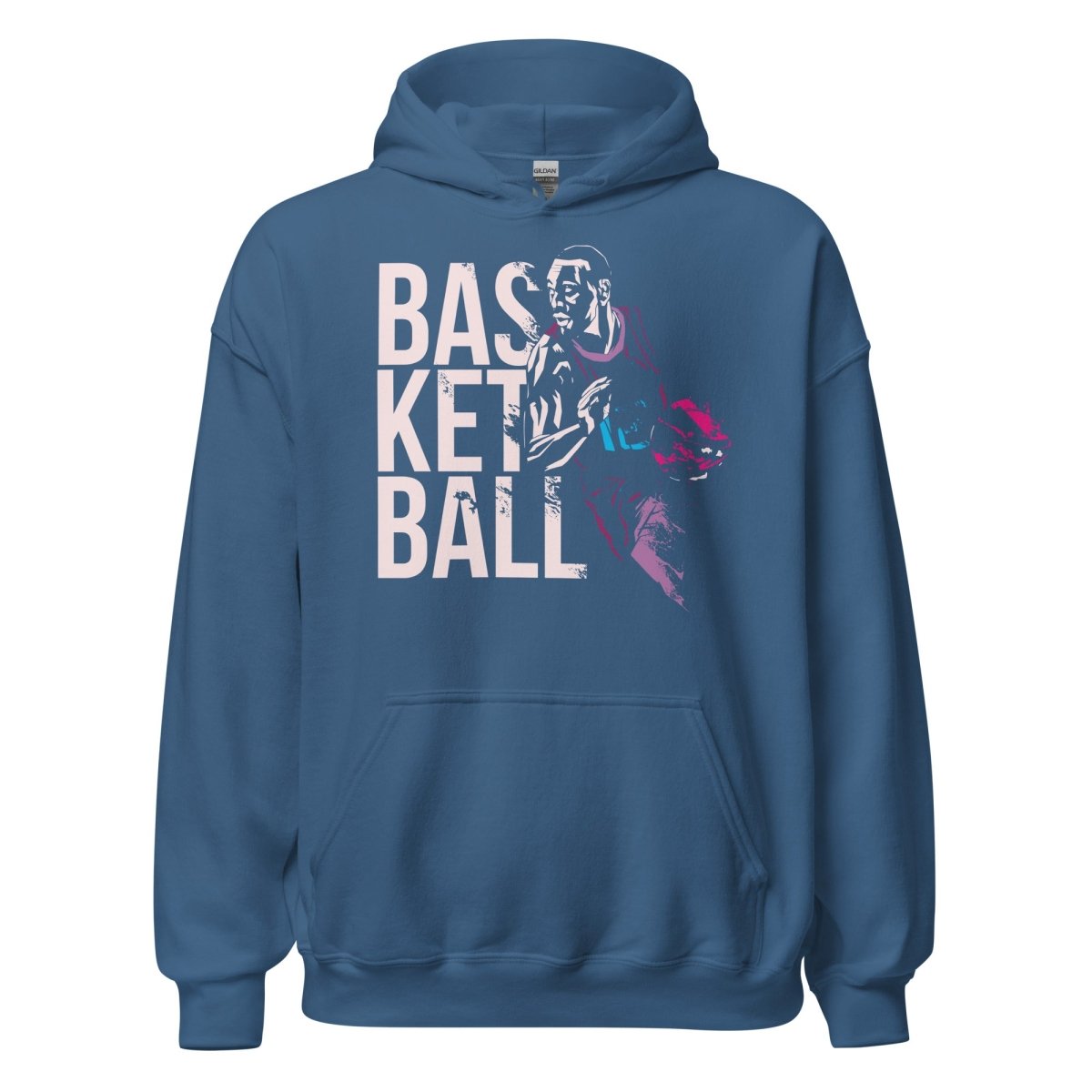 UnisexHoodie "Basketball Action" - Streetwear - size_range | Black Ursus