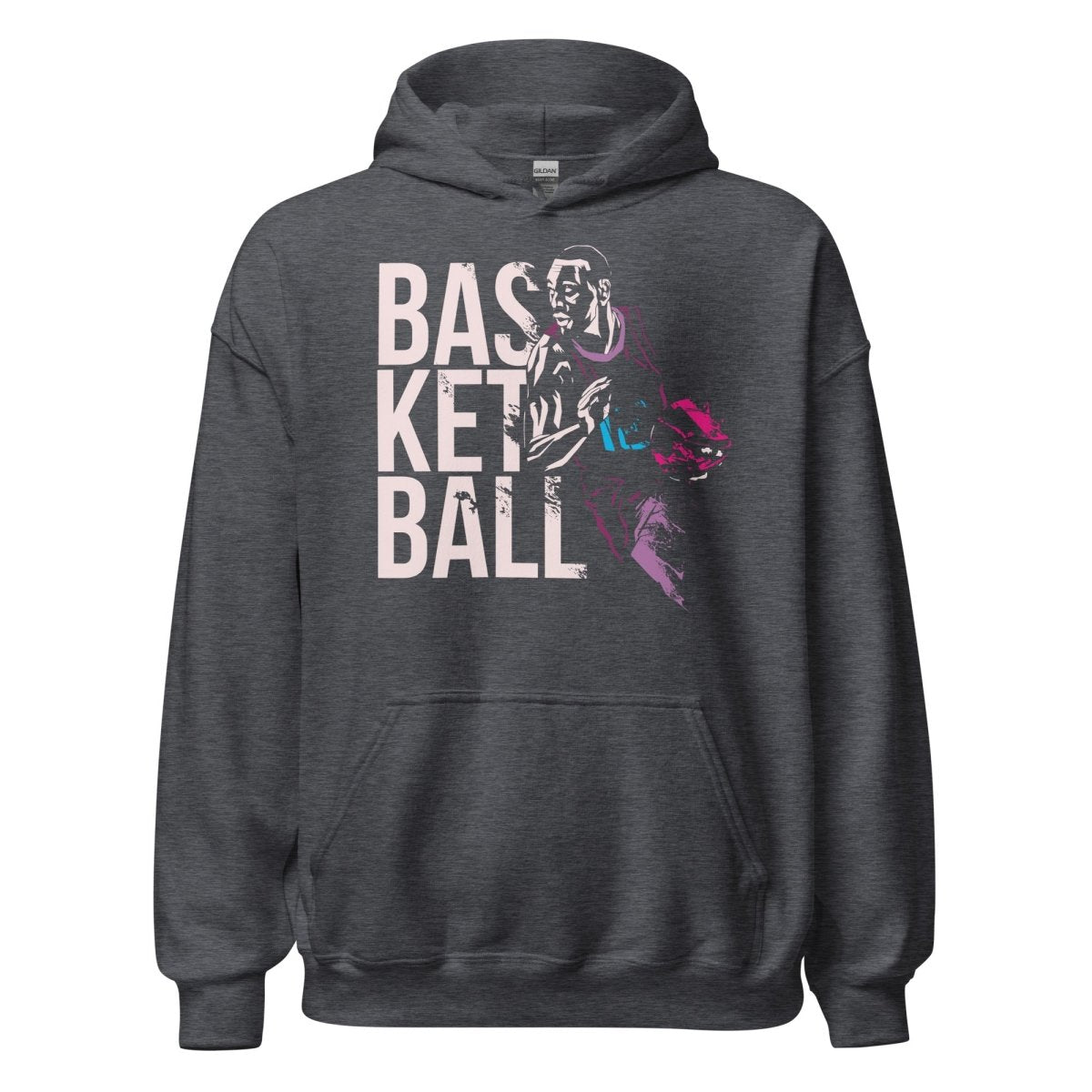 UnisexHoodie "Basketball Action" - Streetwear - size_range | Black Ursus