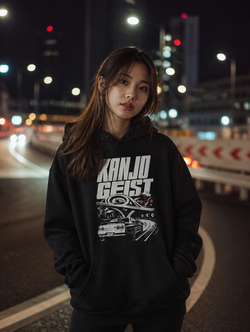 Black Ursus Hoodie Kanjo Geist Lifestyle